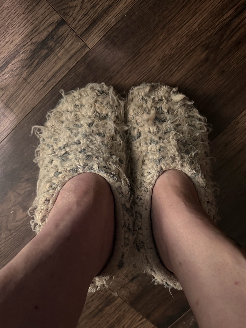 Worn loved slippers
